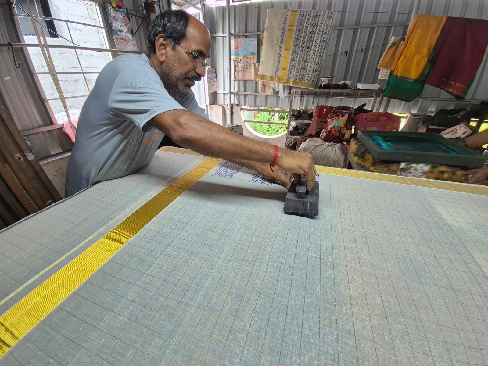 Handblock printing training