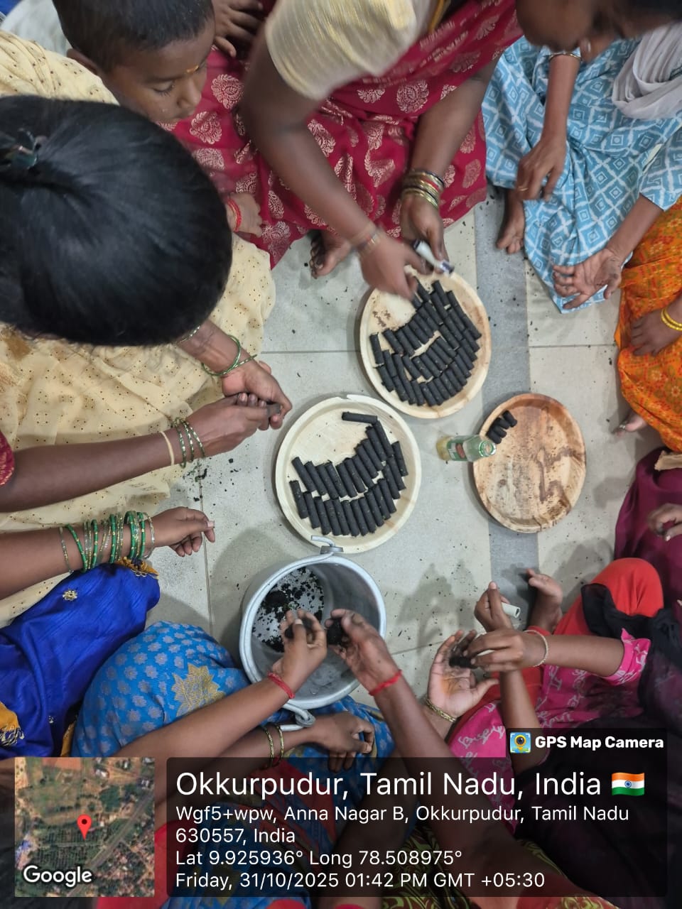 Cow dung practical